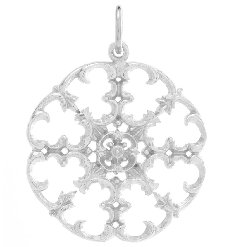 Medium Filigree Charm Jewelry Helen Ficalora Sterling Silver 