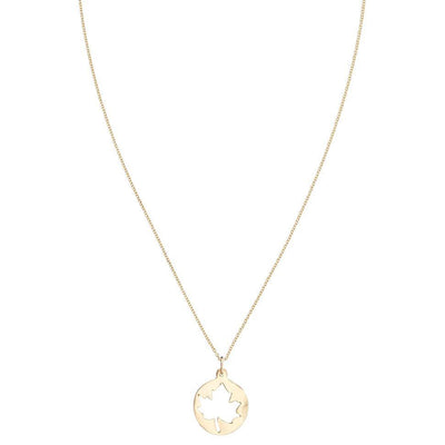Medium Maple Leaf Cutout Charm Jewelry Helen Ficalora 