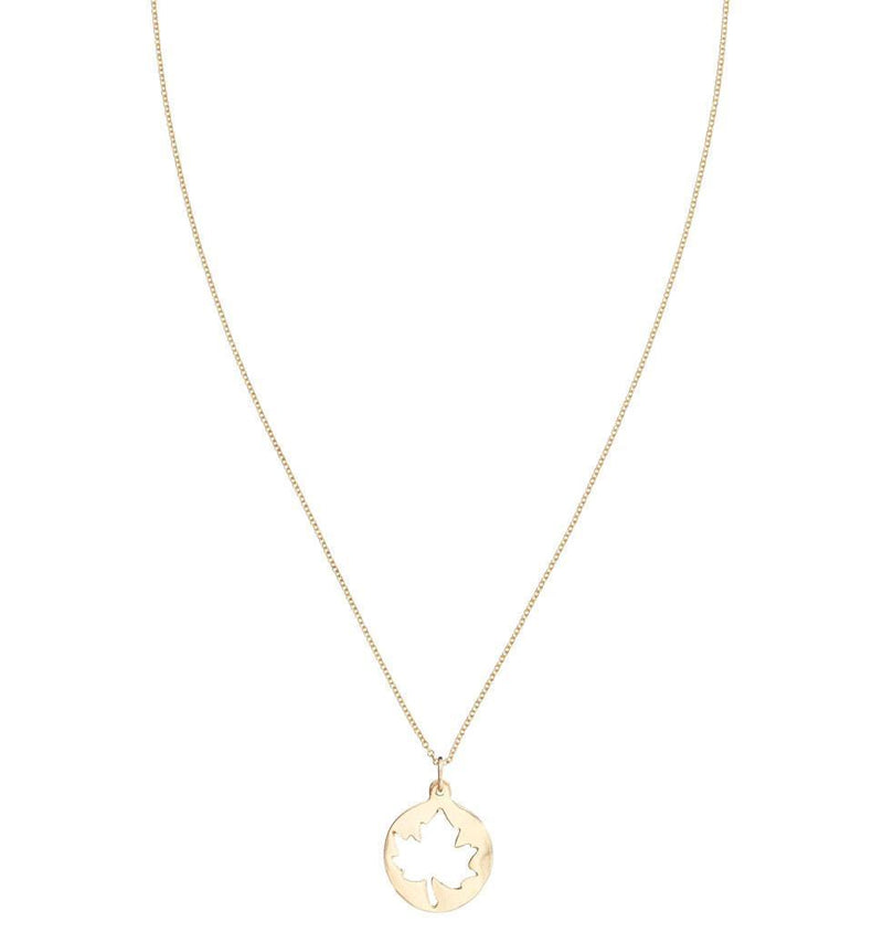 Medium Maple Leaf Cutout Charm Jewelry Helen Ficalora 