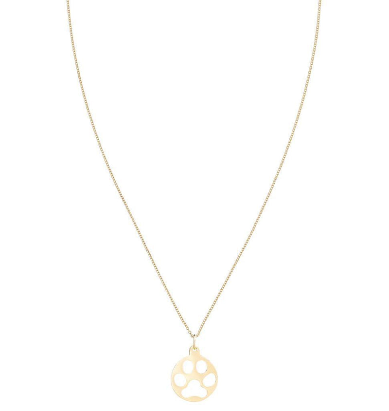 Medium Paw Print Cutout Charm Jewelry Helen Ficalora For Necklaces And Bracelets