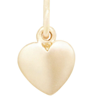 Medium Puffy Heart Charm Jewelry Helen Ficalora 14k Yellow Gold