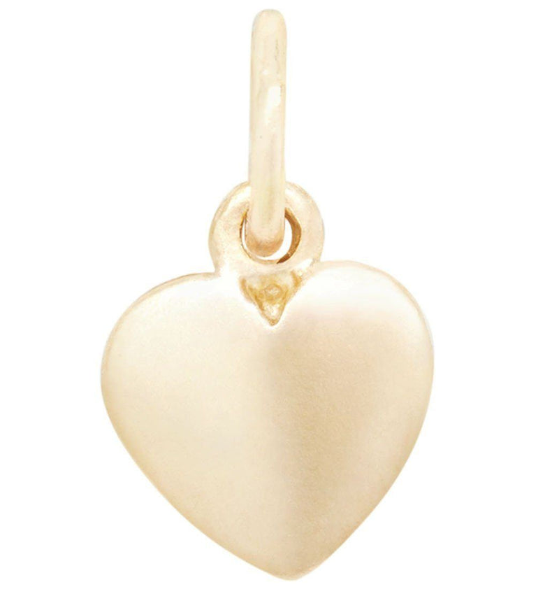 Medium Puffy Heart Charm Jewelry Helen Ficalora 14k Yellow Gold