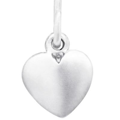 Medium Puffy Heart Charm Jewelry Helen Ficalora Sterling Silver 