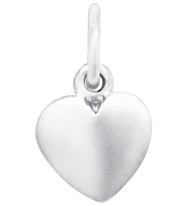 Medium Puffy Heart Charm Jewelry Helen Ficalora Sterling Silver 