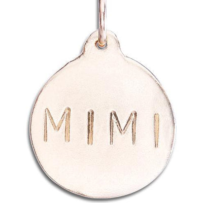 "Mimi" Disk Charm Jewelry Helen Ficalora 14k Pink Gold