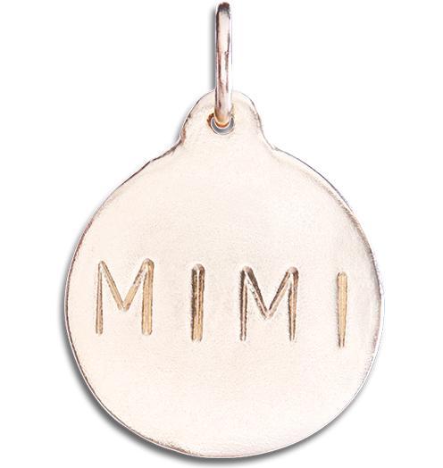"Mimi" Disk Charm Jewelry Helen Ficalora 14k Pink Gold