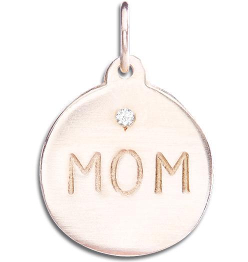 jewelry mom disk charm with diamond 3