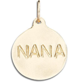 Helen Ficalora 14k Gold "Nana" Charm for Necklaces & Bracelets