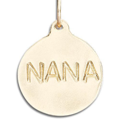 Helen Ficalora 14k Gold "Nana" Charm for Necklaces & Bracelets