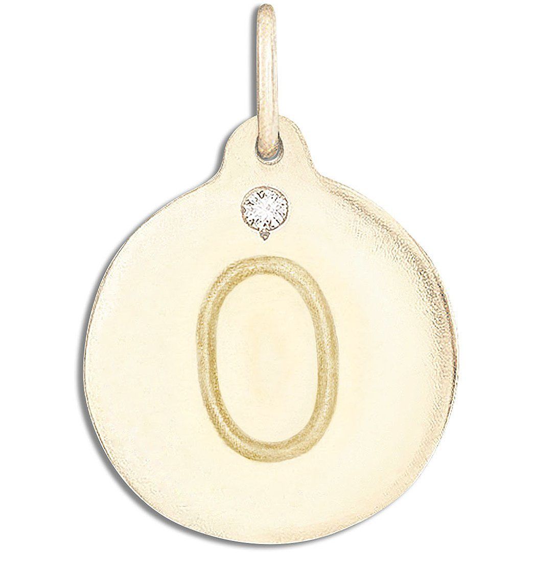 Letter Charm | Initial Necklace Pendant | Monogram Gold Charm Bracelet Sterling Silver by Helen Ficalora
