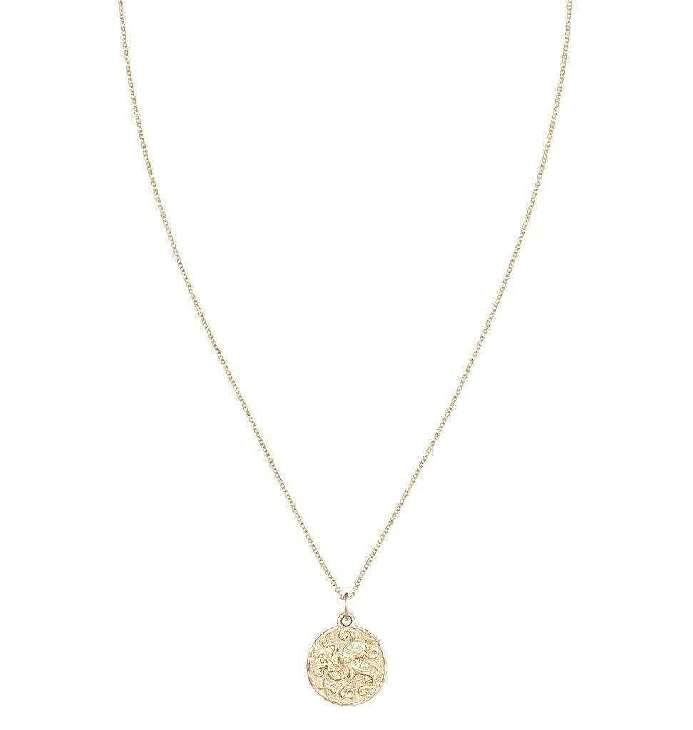 Octopus Coin Charm Jewelry Helen Ficalora 
