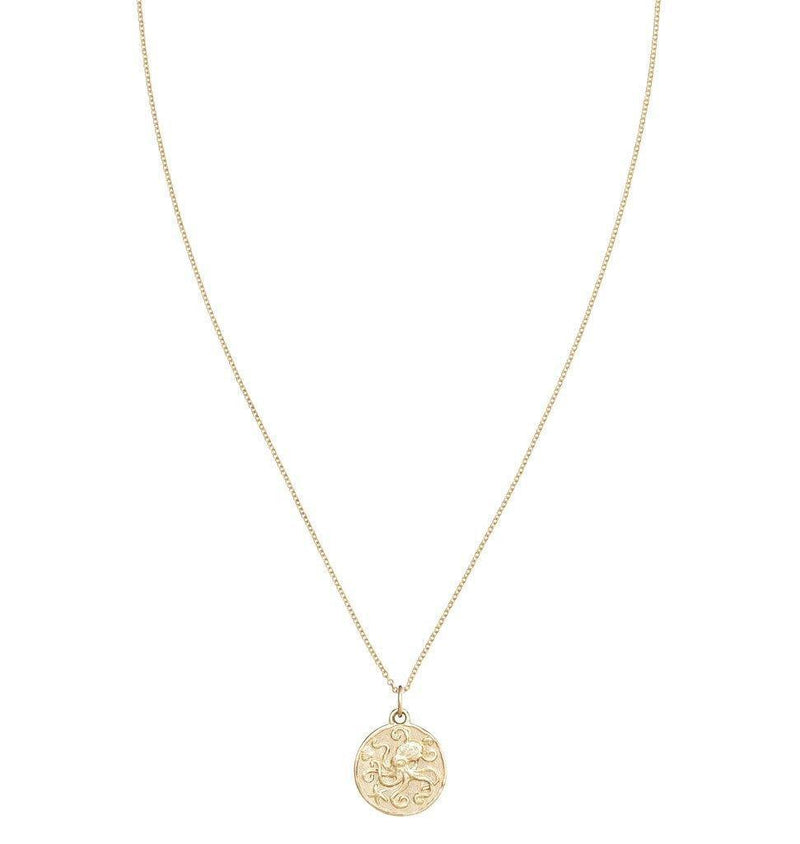 Octopus Coin Charm Jewelry Helen Ficalora 
