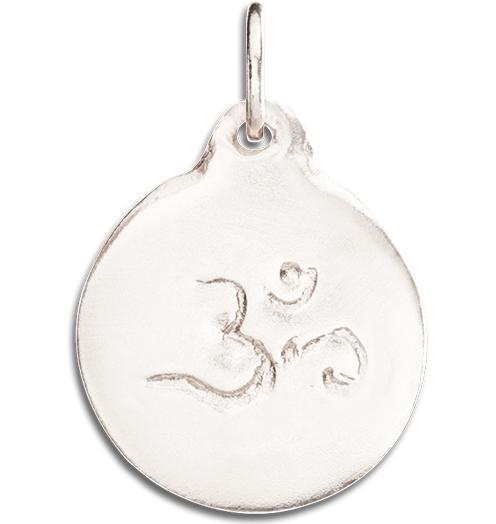 Helen Ficalora 14k White Om Symbol Charm for Bracelets & Necklaces