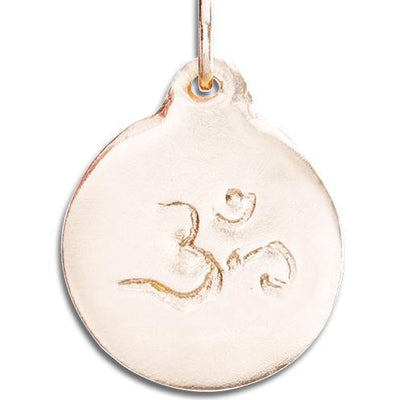 Helen Ficalora 14k Rose Gold Om Symbol Charm for Bracelets & Necklaces