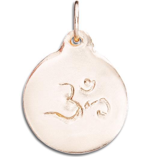 Helen Ficalora 14k Rose Gold Om Symbol Charm for Bracelets & Necklaces