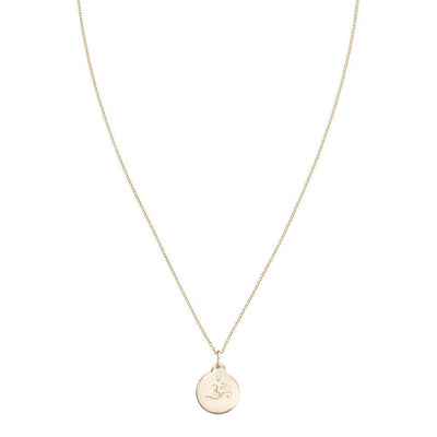 Om Disk Charm With Diamond Jewelry Helen Ficalora For Necklaces And Bracelets