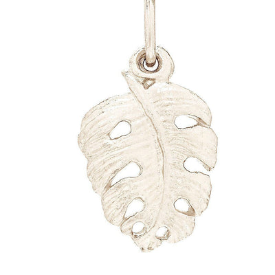 Palm Leaf Mini Charm Jewelry Helen Ficalora 14k White Gold