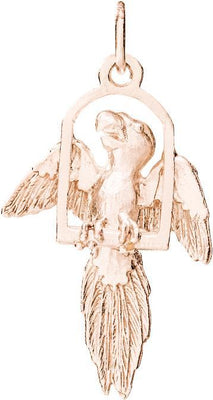 Parrot Mini Charm Jewelry Helen Ficalora 14k Pink Gold