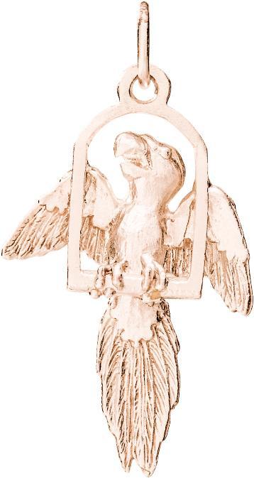 Parrot Mini Charm Jewelry Helen Ficalora 14k Pink Gold