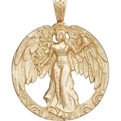 Peace Angel Charm Jewelry Helen Ficalora 14k Yellow Gold