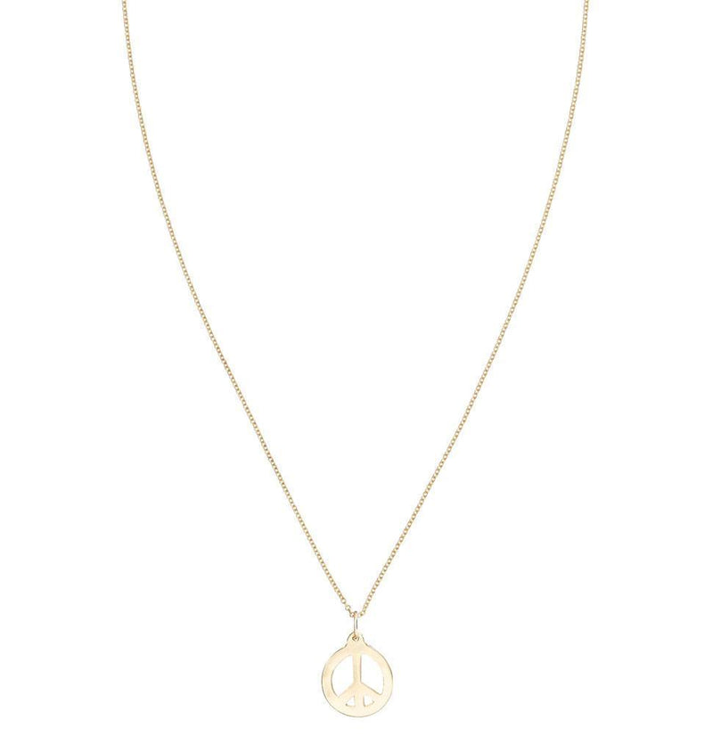 Peace Sign Cutout Charm Jewelry Helen Ficalora 