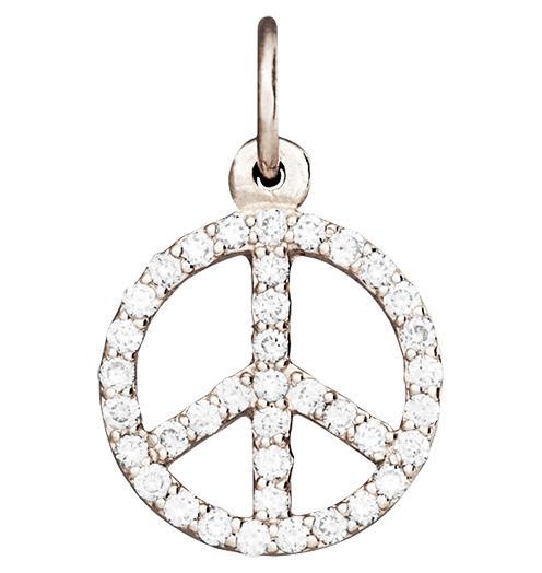 Peace Symbol Necklace and Earring Set