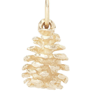 Pinecone Mini Charm Jewelry Helen Ficalora 14k Yellow Gold