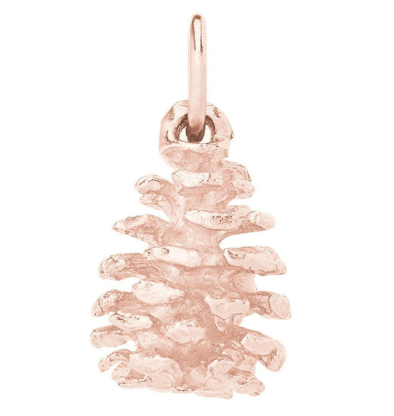 Pinecone Mini Charm Jewelry Helen Ficalora 14k Pink Gold