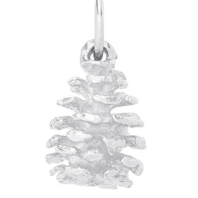 Pinecone Mini Charm Jewelry Helen Ficalora Sterling Silver 