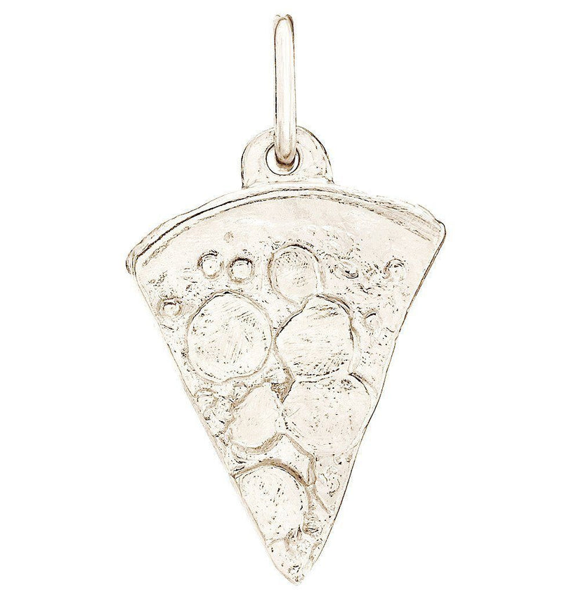 Pizza Mini Charm Jewelry Helen Ficalora 14k White Gold For Necklaces And Bracelets