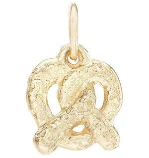 Pretzel Mini Charm Jewelry Helen Ficalora 14k Yellow Gold For Necklaces And Bracelets