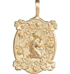 Prosperity Angel Charm Jewelry Helen Ficalora 14k Yellow Gold