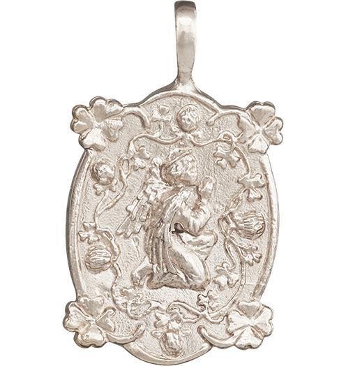 Prosperity Angel Charm Jewelry Helen Ficalora 14k White Gold