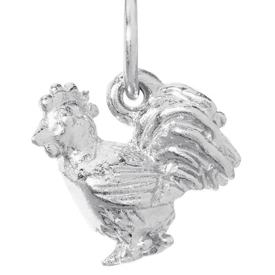 Rooster Mini Charm Jewelry Helen Ficalora Sterling Silver 