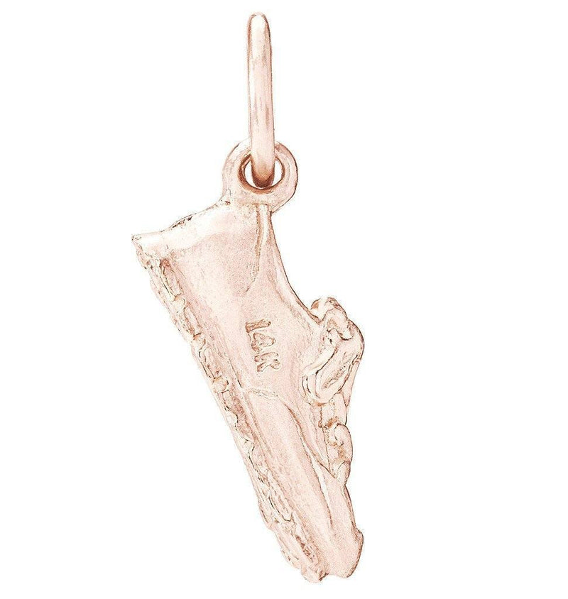 Running Shoe Mini Charm Jewelry Helen Ficalora 14k Pink Gold