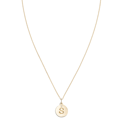 "S" Alphabet Charm With Diamond -  - Jewelry - Helen Ficalora - 5