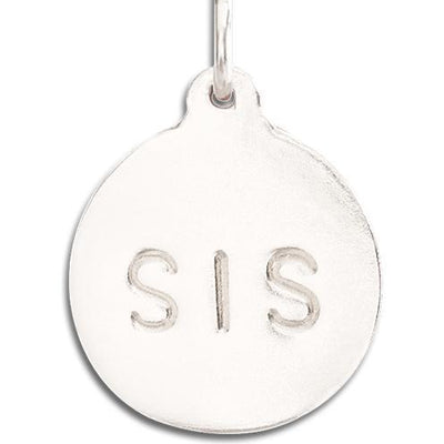Helen Ficalora "Sis" Sister Charm - 14k White Gold