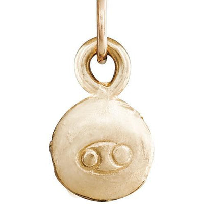 Small Cancer Zodiac Charm Jewelry Helen Ficalora 14k Yellow Gold