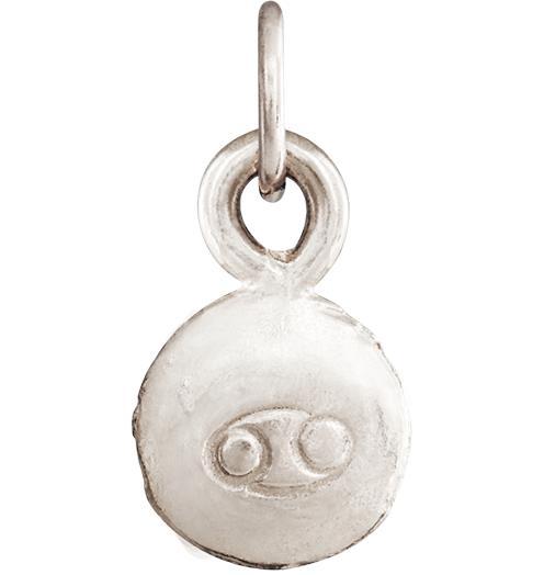 Small Cancer Zodiac Charm Jewelry Helen Ficalora 14k White Gold