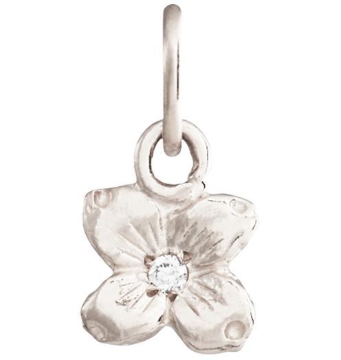 Helen Ficalora 14k White Gold Small Dogwood Flower Charm