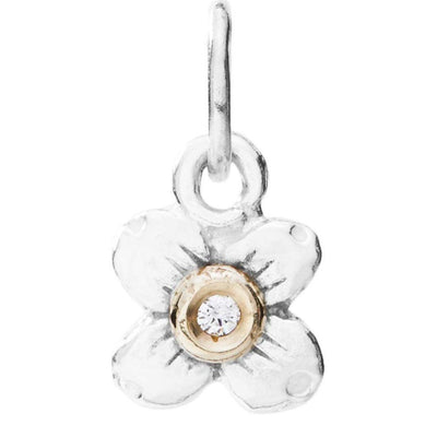 Helen Ficalora Sterling Silver Small Dogwood Flower Charm