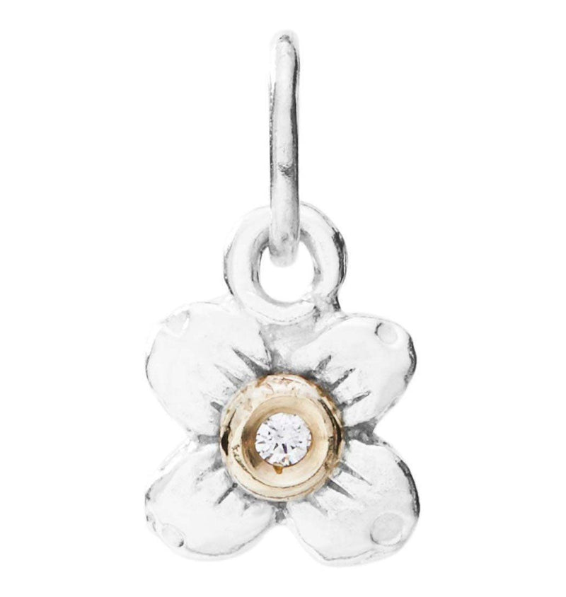 Helen Ficalora Sterling Silver Small Dogwood Flower Charm