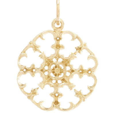 Small Filigree Charm Jewelry Helen Ficalora 14k Yellow Gold
