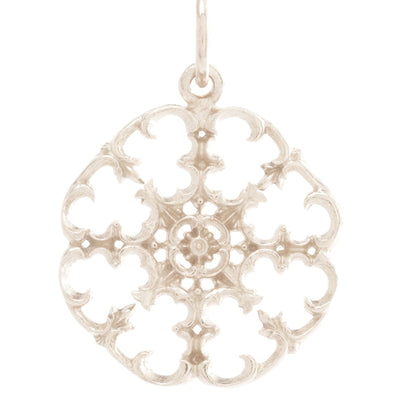 Small Filigree Charm Jewelry Helen Ficalora 14k White Gold