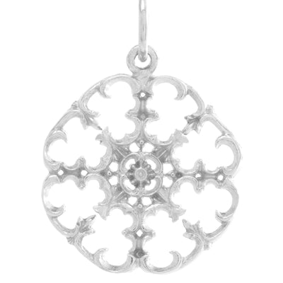 Small Filigree Charm Jewelry Helen Ficalora Sterling Silver 