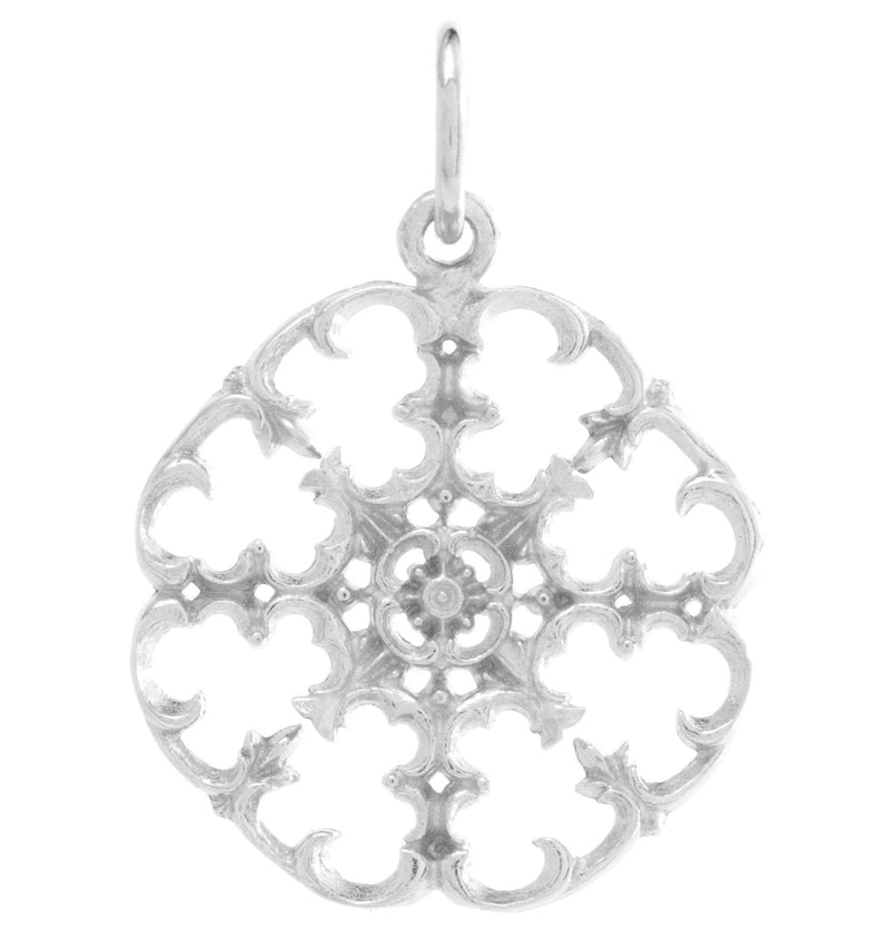 Small Filigree Charm Jewelry Helen Ficalora Sterling Silver 