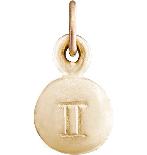 Helen Ficalora 14K Solid Gold Gemini Pendant