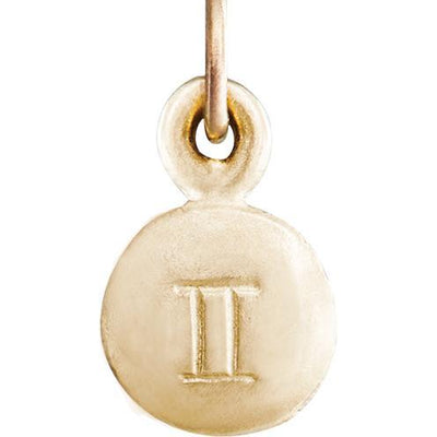 Helen Ficalora 14K Solid Gold Gemini Pendant