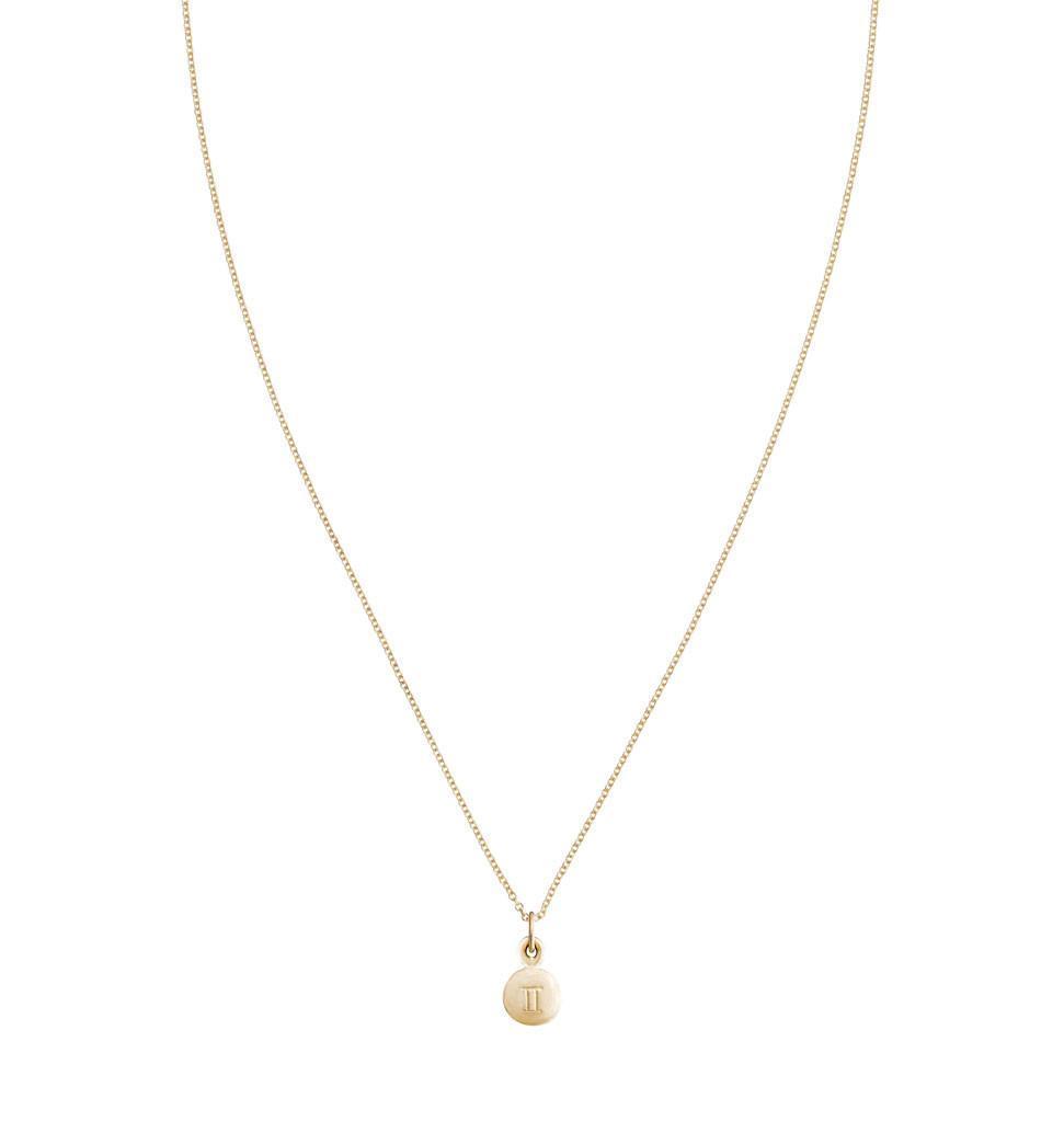 Helen Ficalora 14K Solid Gold Gemini Pendant