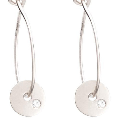 Small Hoop Earrings Jewelry Helen Ficalora 14k White Gold